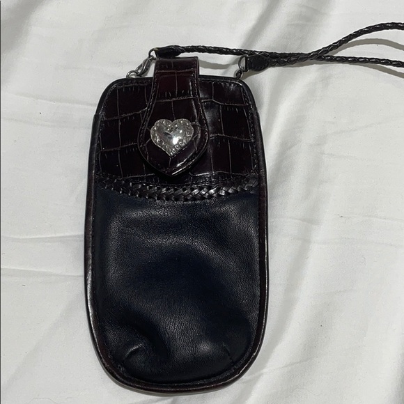 Brighton phone case small bag leather worn once - Picture 2 of 8